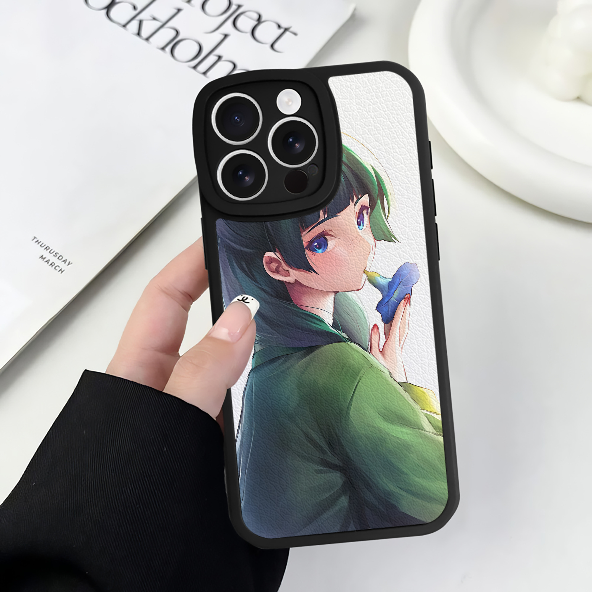 薬屋のひとりごと The Apothecary Diaries 【iPhone 16シリーズ対応】シリコンスマホケース（レザー調） 材質：シリコン